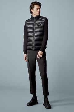 Chamarras Canada Goose Hombre Outlet - Crofton Chalecos Black Label Negros RG4096581
